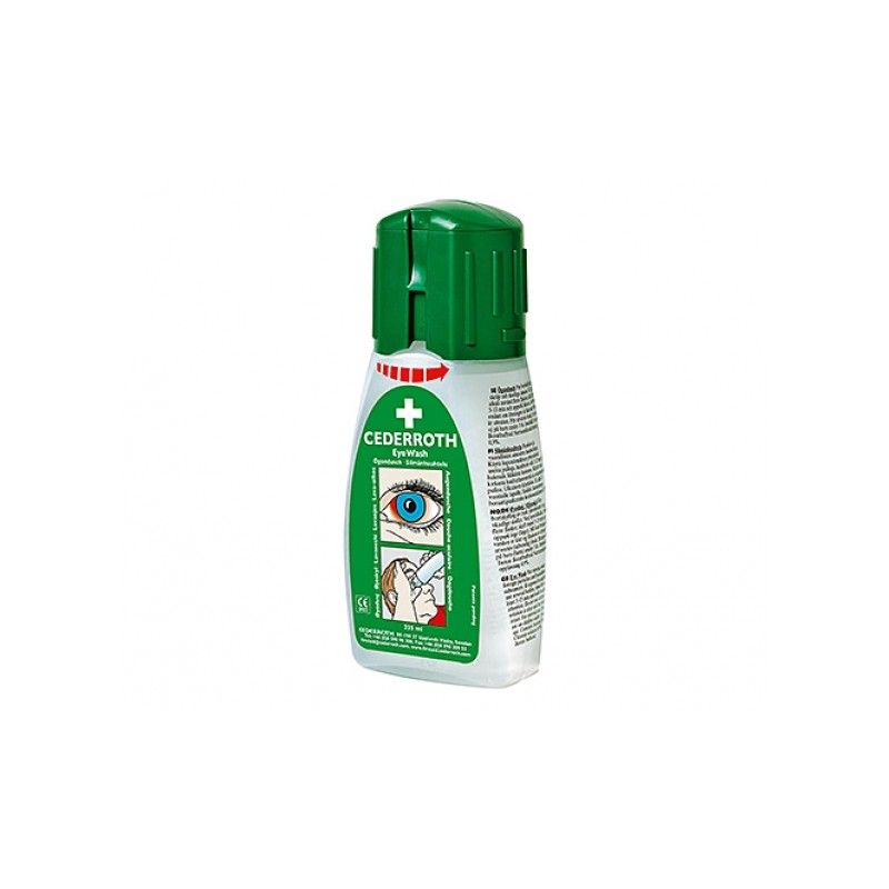 Flacon Nettoyant Pour Les Yeux Cederroth 235 Ml - Lavage Oculaire D'urgence Portable
